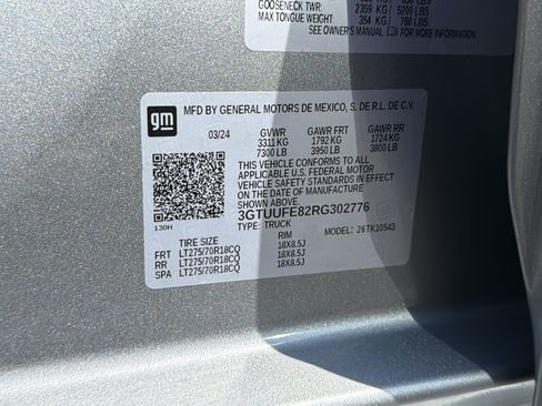 Used 2024 GMC Sierra 1500 AT4X AWD/4WD image 35