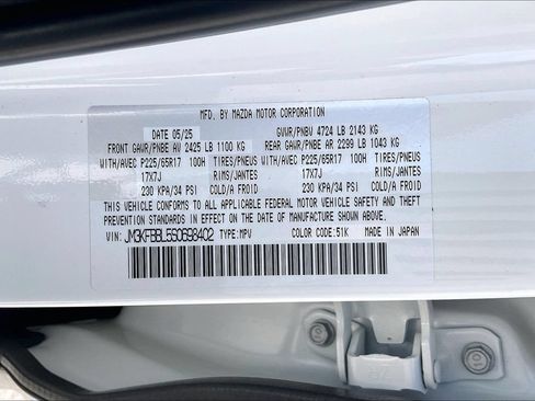 Used 2025 MAZDA CX-5 AWD 2.5 S w/ Select Package image 19