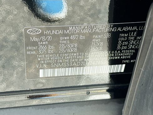 Used 2020 Hyundai Santa Fe Limited FWD image 45