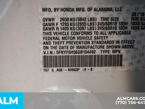 Used 2016 Honda Pilot EX-L image 70