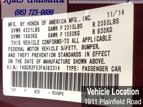 Used 2015 Honda Accord Sport image 23