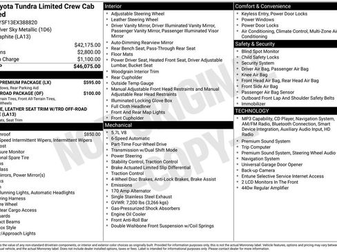 Used 2014 Toyota Tundra Limited w/ Limited Premium Package AWD/4WD image 9
