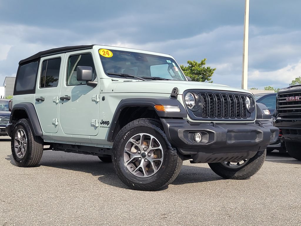 Certified 2024 Jeep Wrangler Unlimited Sport AWD/4WD 360° Tour