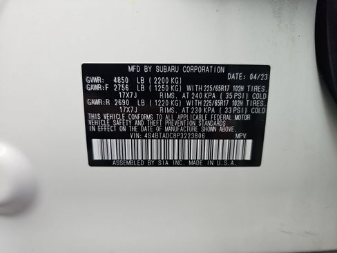 Used 2023 Subaru Outback Premium AWD/4WD image 16