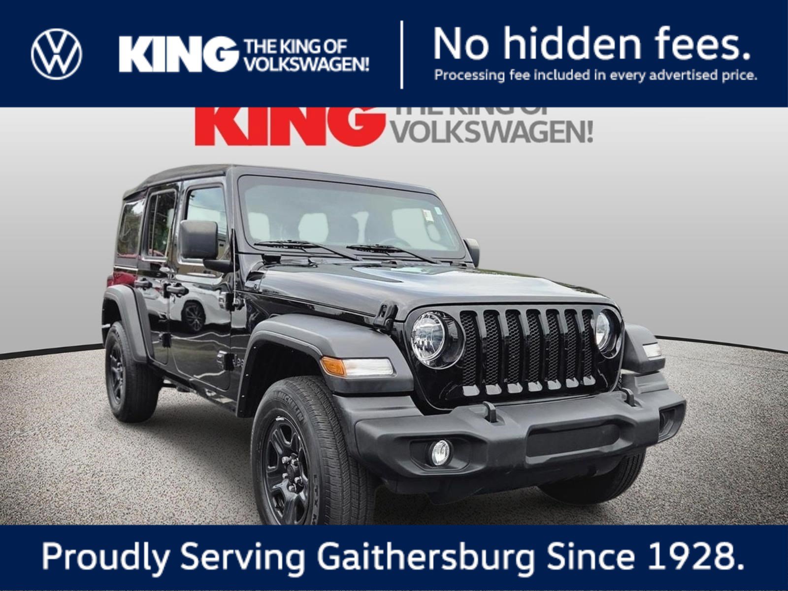 Used 2023 Jeep Wrangler Unlimited Sport AWD/4WD image 1