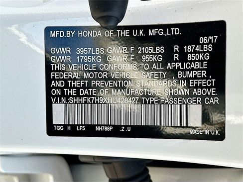 Used 2017 Honda Civic Sport Touring image 29