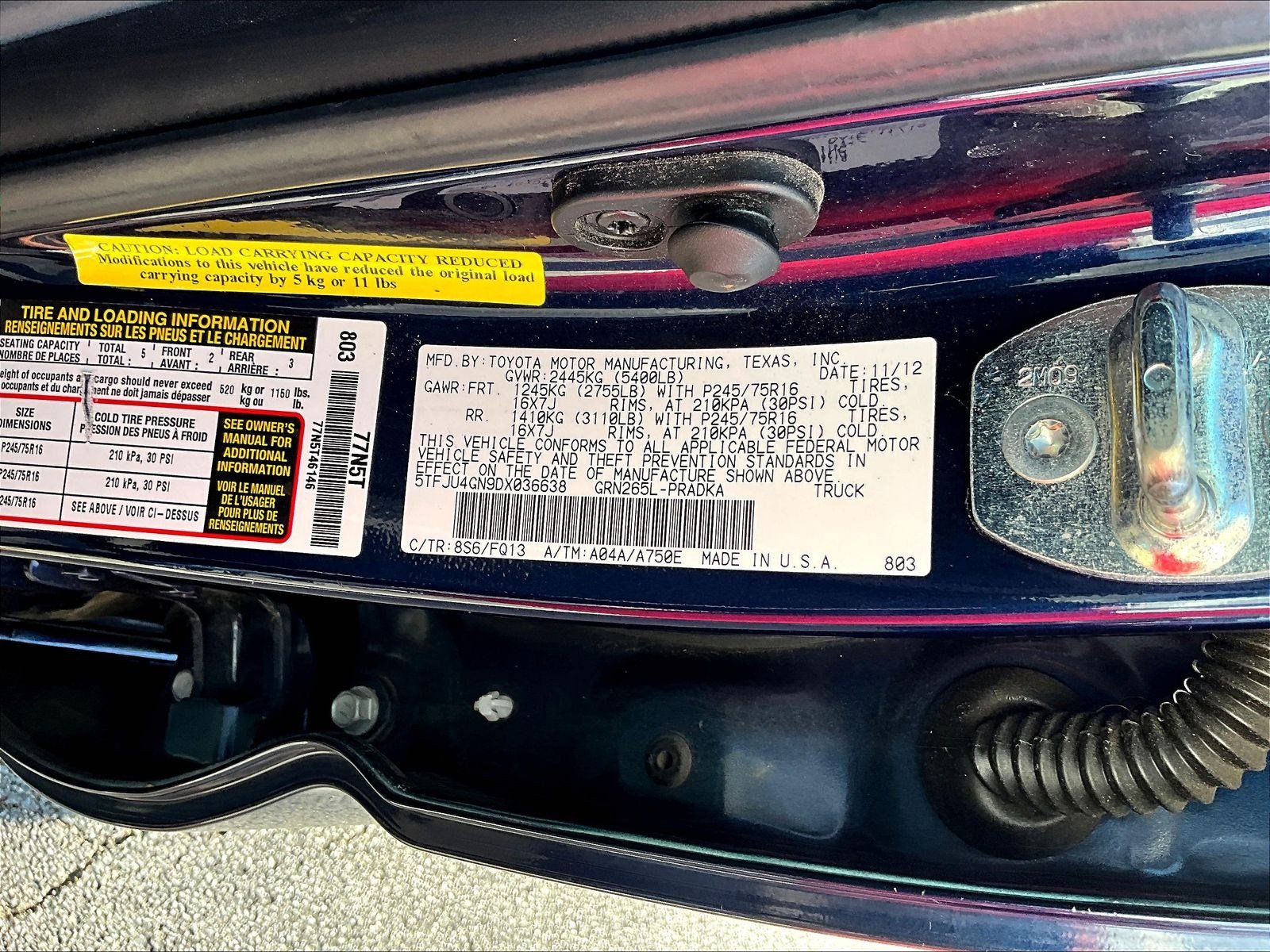Used 2013 Toyota Tacoma PreRunner w/ SR5 Pkg RWD image 19