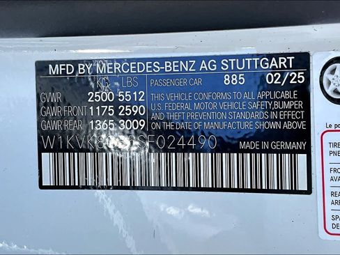 New 2025 Mercedes-Benz SL 63 AMG S e Performance 4MATIC image 18