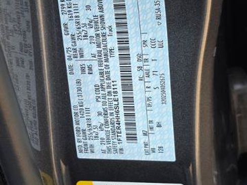 Certified 2025 Ford Ranger XLT w/ Equipment Group 301A High AWD/4WD image 27