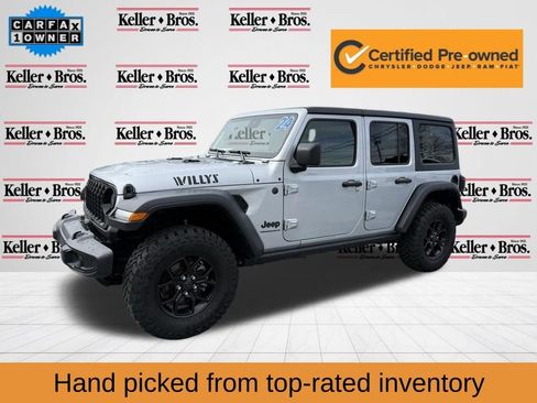Certified 2024 Jeep Wrangler Unlimited Sport AWD/4WD image 3