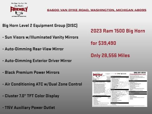 Used 2023 RAM 1500 Big Horn AWD/4WD image 4