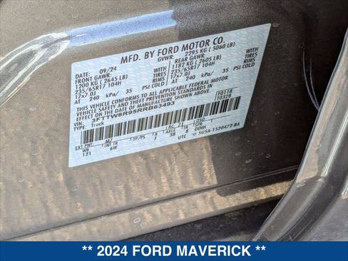 New 2024 Ford Maverick Lariat w/ Tremor Off-Road Package image 23