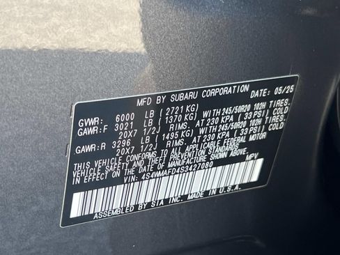 Certified 2025 Subaru Ascent Onyx Edition w/ Onyx Package image 35