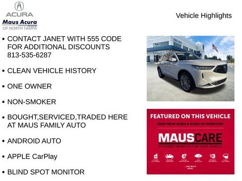 Used 2023 Acura MDX SH-AWD w/ Advance Package image 8