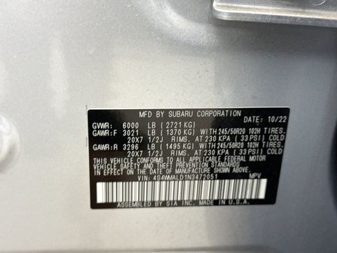 Used 2022 Subaru Ascent Limited w/ Technology Package AWD/4WD image 11
