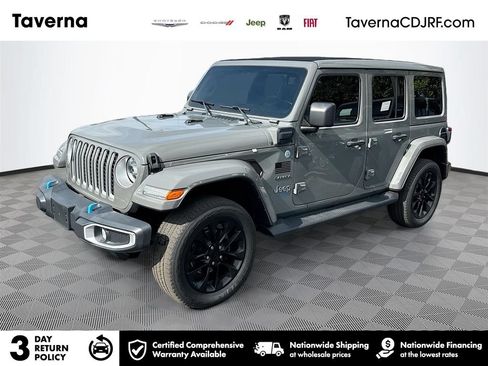 Used 2022 Jeep Wrangler Unlimited Sahara w/ Cold Weather Group AWD/4WD image 1
