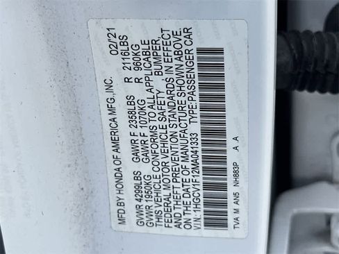 Used 2021 Honda Accord LX image 29