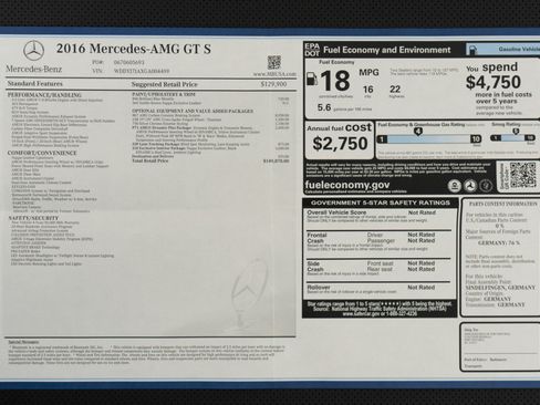 Used 2016 Mercedes-Benz AMG GT S image 23