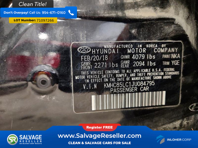 Used 2018 Hyundai Ioniq Limited FWD image 16