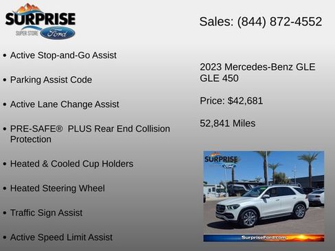 Used 2023 Mercedes-Benz GLE 450 4MATIC w/ 3rd Row Seat Package image 36