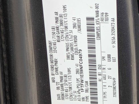 Used 2022 Ford F150 XLT w/ Trailer Tow Package image 31