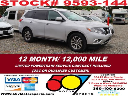 Used 2015 Nissan Pathfinder SV w/ Cargo Package AWD/4WD image 2