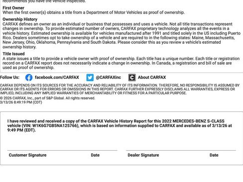 Used 2022 Mercedes-Benz S 580 4MATIC Sedan image 55