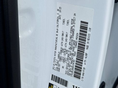 New 2025 Toyota Tacoma SR5 image 34