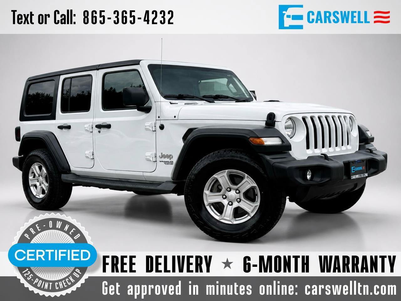 Used 2018 Jeep Wrangler Unlimited Sport S AWD/4WD image 1
