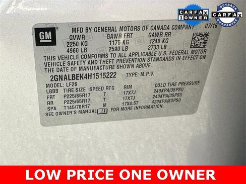 Certified 2017 Chevrolet Equinox LS image 22