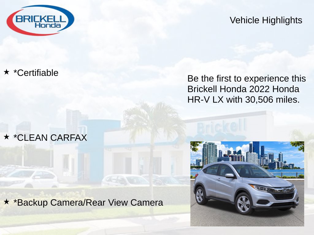 Used 2022 Honda HR-V LX image 8