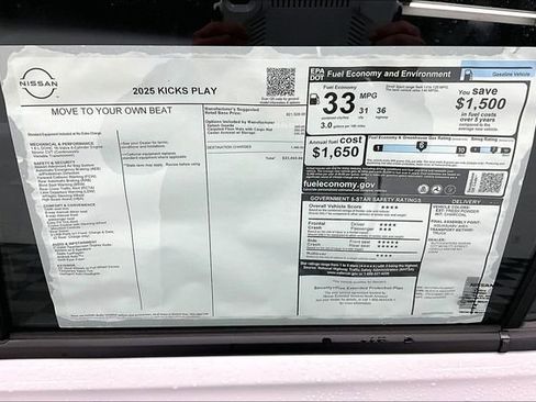 New 2025 Nissan Kicks Play S FWD image 35