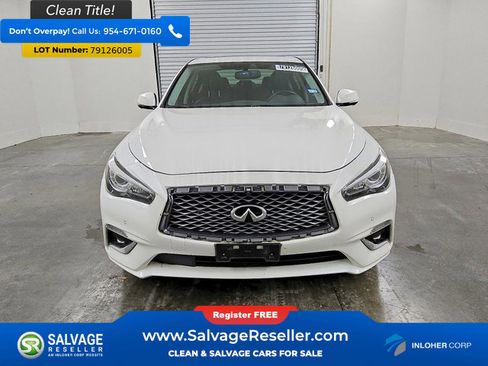 Used 2021 INFINITI Q50 Luxe w/ Cargo Package image 7