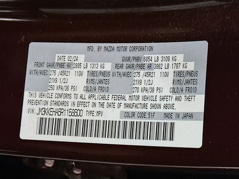 Used 2024 MAZDA CX-90 Plug-In Hybrid w/ Premium Plus AWD/4WD image 12