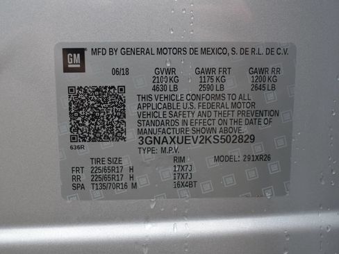 Used 2019 Chevrolet Equinox LT AWD/4WD image 33