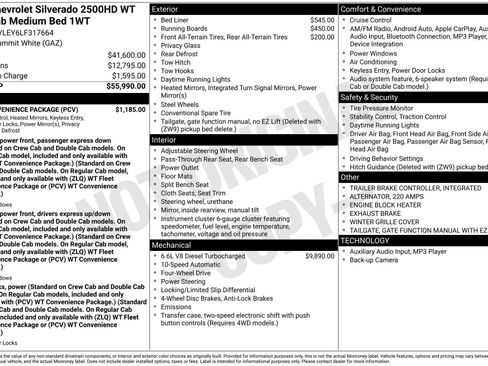 Used 2020 Chevrolet Silverado 2500 W/T w/ WT Convenience Package image 31