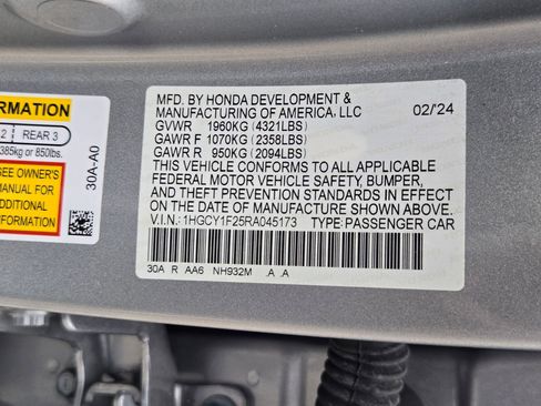 Used 2024 Honda Accord LX image 33