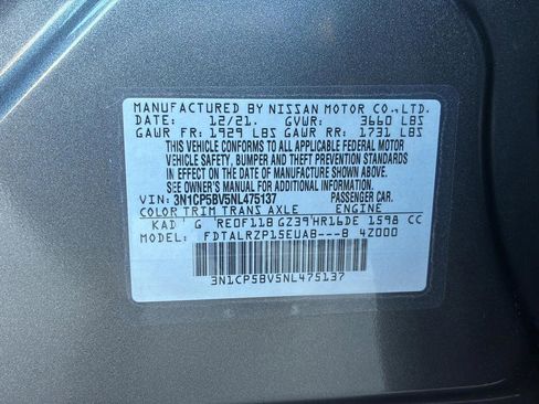 Used 2022 Nissan Kicks S FWD image 25