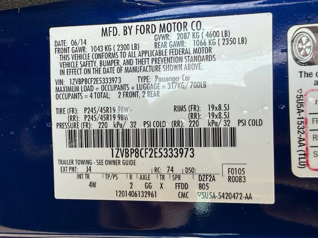 Used 2014 Ford Mustang GT Premium w/ Comfort Package RWD image 13