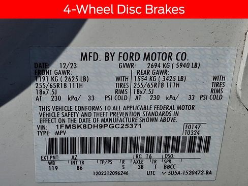 Certified 2023 Ford Explorer XLT w/ Class IV Trailer Tow Package AWD/4WD image 26