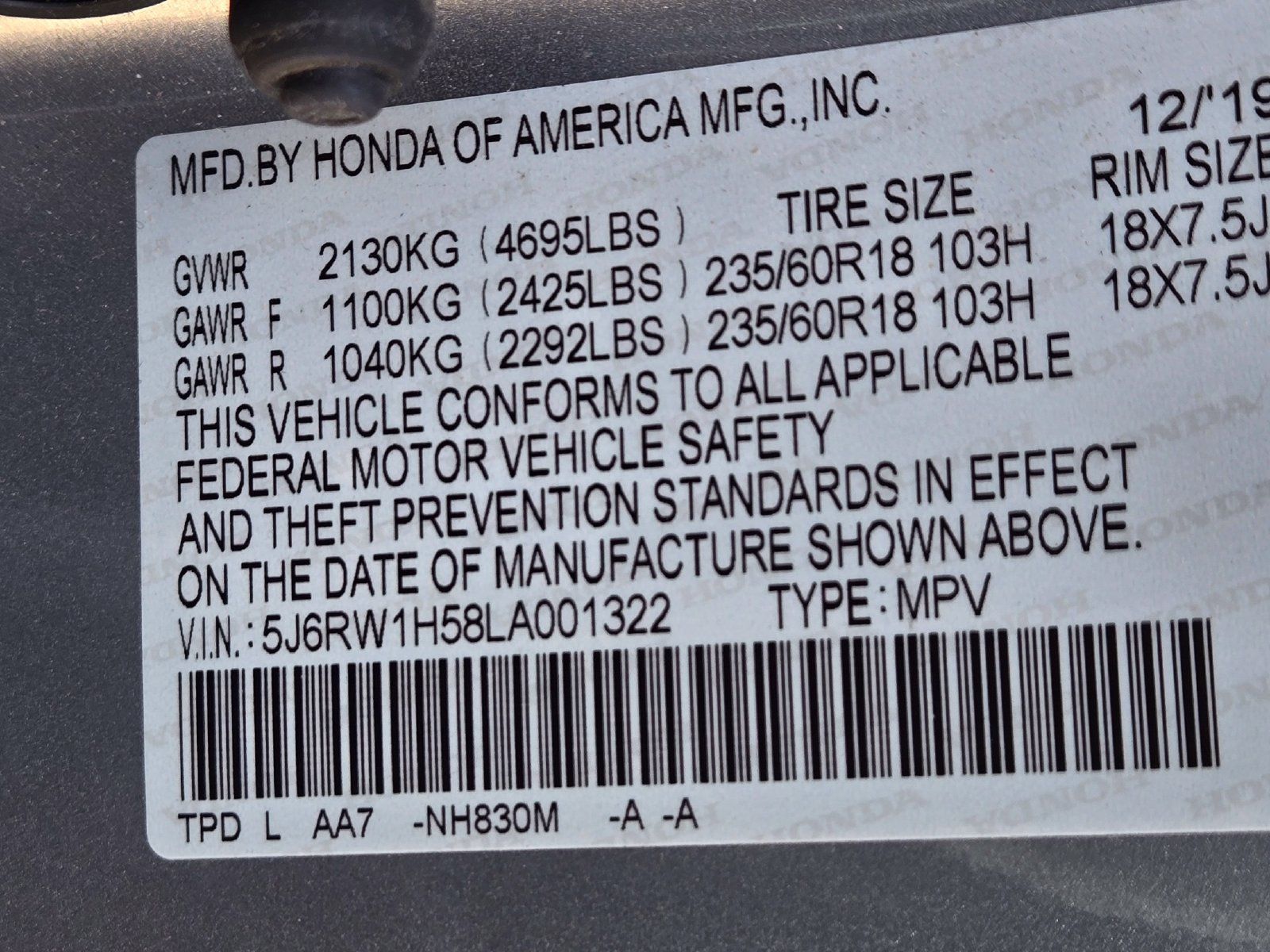 Used 2020 Honda CR-V EX image 12