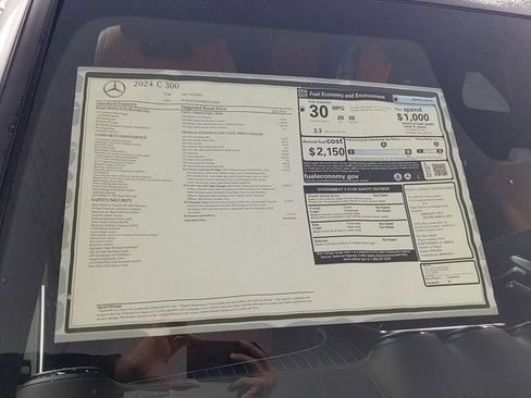 New 2024 Mercedes-Benz C 300 Sedan image 22