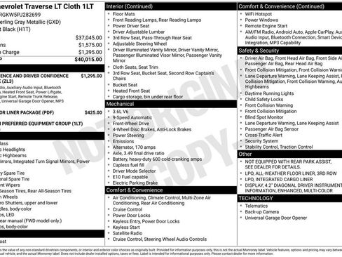 Used 2023 Chevrolet Traverse LT image 3