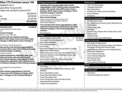 Used 2023 Cadillac CT5 Premium Luxury w/ Climate Package image 18