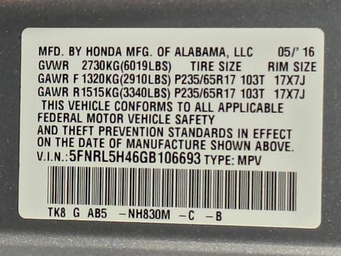 Used 2016 Honda Odyssey EX image 48
