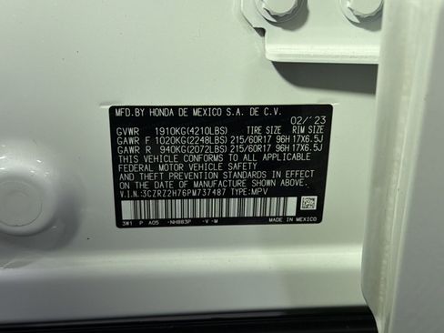 Used 2023 Honda HR-V EX-L image 47