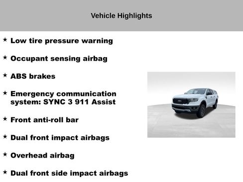 Used 2022 Ford Ranger XLT w/ Equipment Group 301A Mid image 45