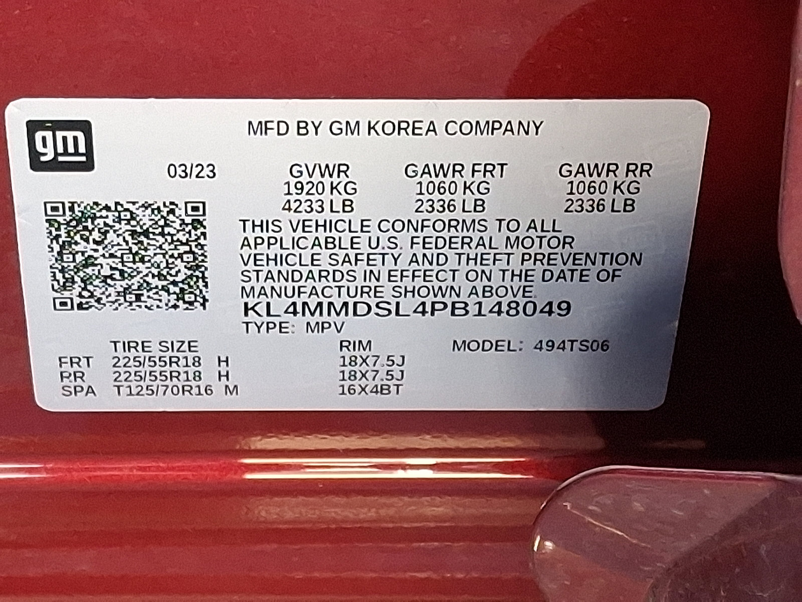 Certified 2023 Buick Encore GX Select w/ Sport Touring Package FWD image 27