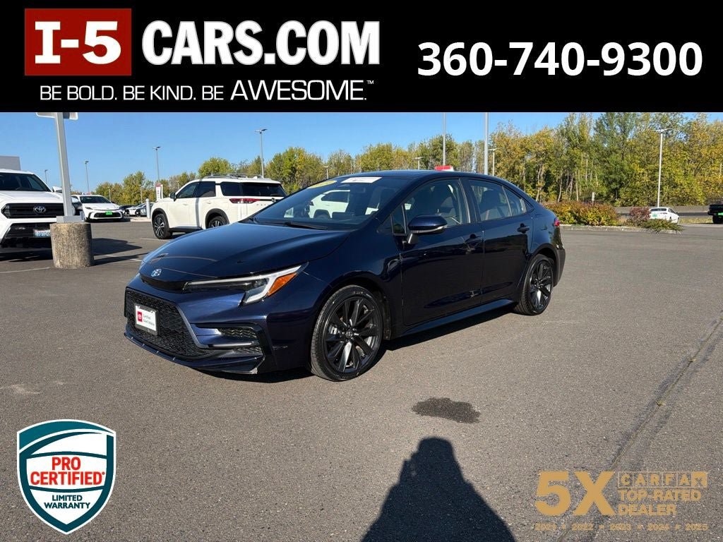 Used 2024 Toyota Corolla SE w/ SE Package FWD image 1