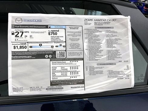 New 2026 MAZDA CX-30 AWD 2.5 S image 42